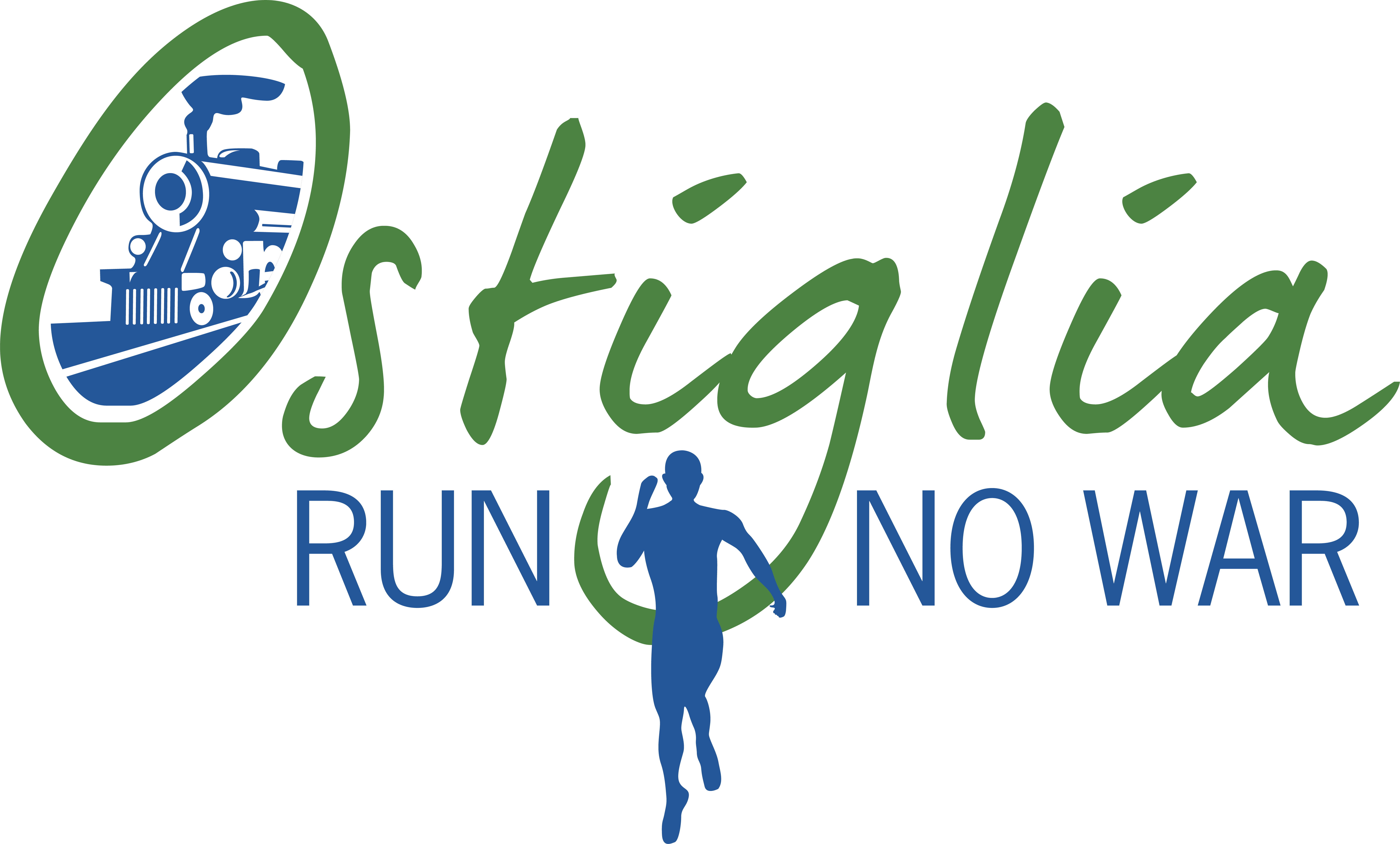 Logo Ostiglia Run No War